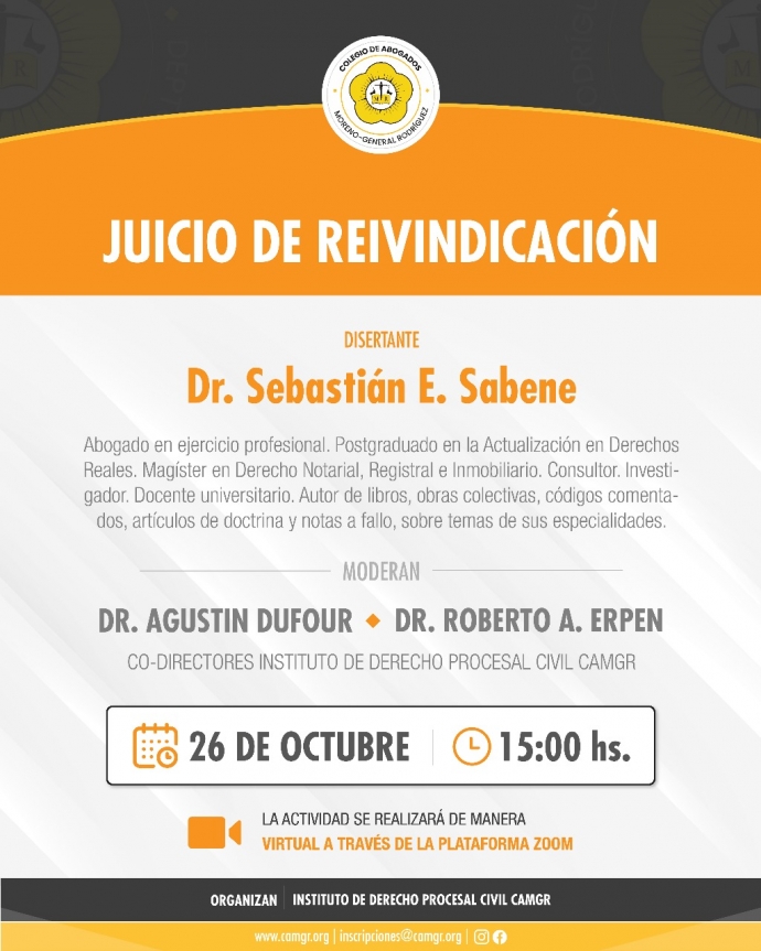 JUICIO DE REIVINDICACION
